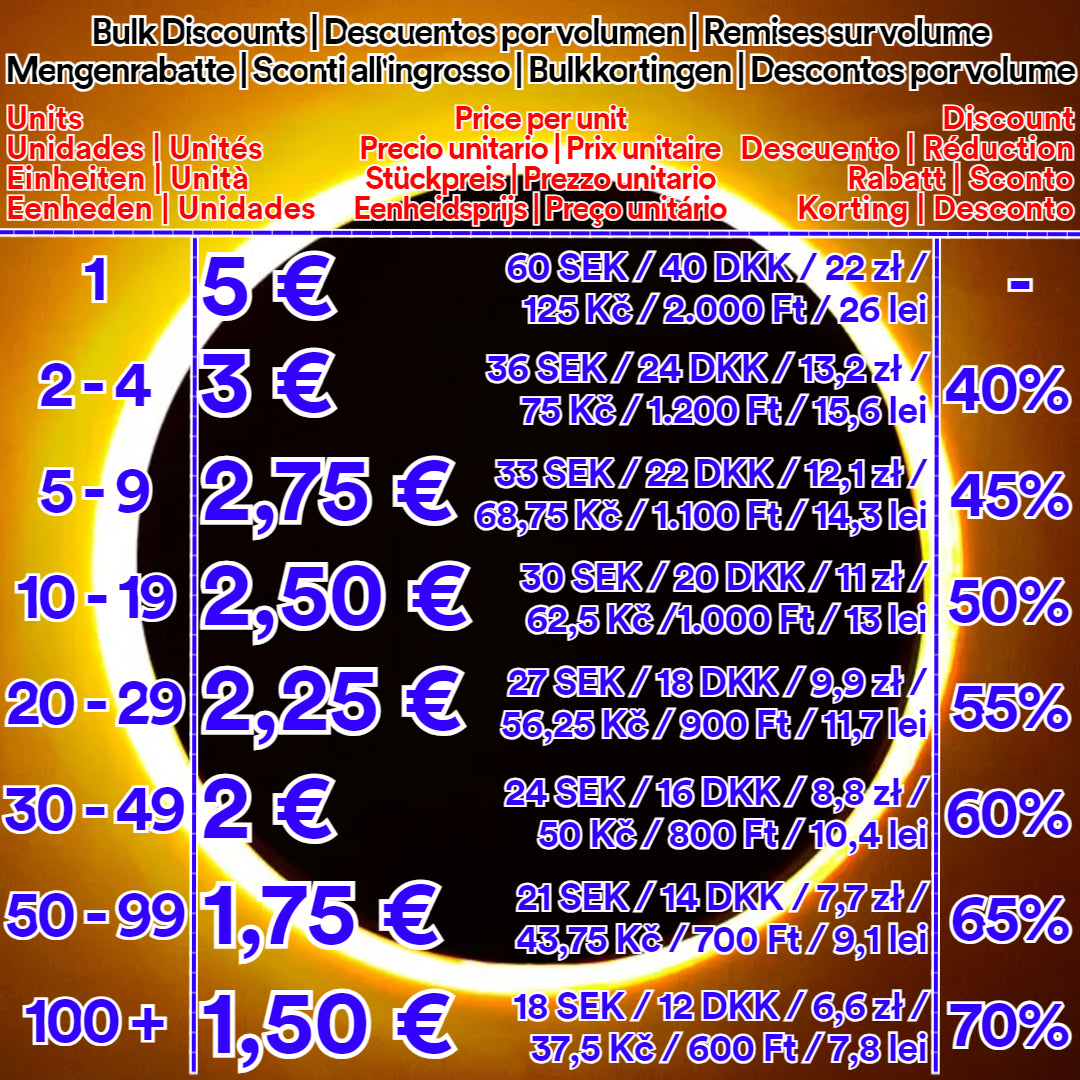 Solar Eclipse Glasses 2026 – ISO 12312-2 & CE Certified