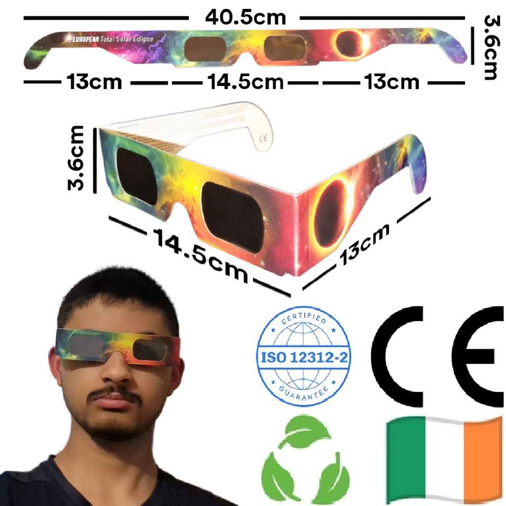 Solar Eclipse Glasses 2026 – ISO 12312-2 & CE Certified