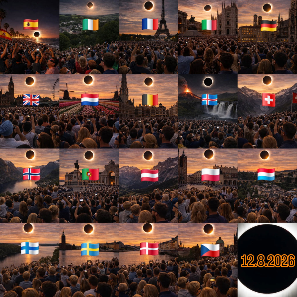 Solar Eclipse Glasses 2026 – ISO 12312-2 & CE Certified